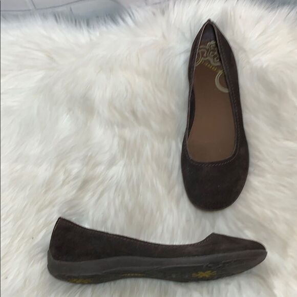 Merrell Avesso Brown Suede Ballet Flats Sz 10 - Picture 1 of 6